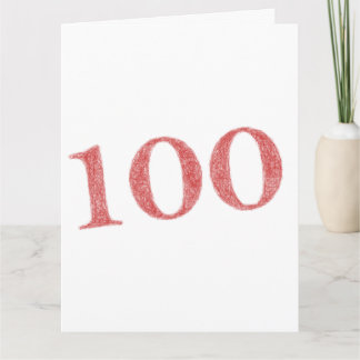 100-årsjubileum kort