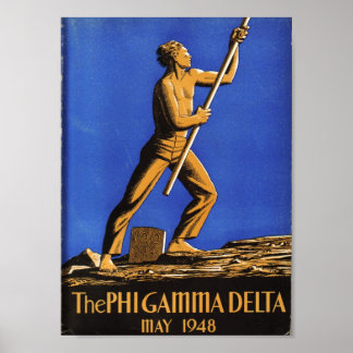 100-årsjubileum Magazine Cover Poster