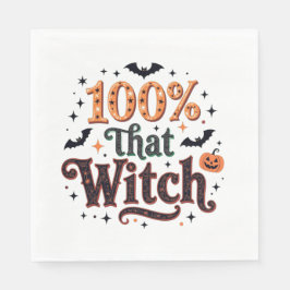 100 % av den där häxan pappersservett