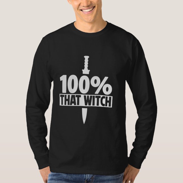 100 % av den där häxan var Faire T Shirt (Framsida)