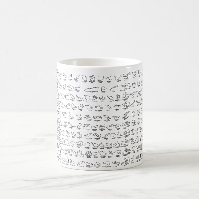 100 av världens bäst tävling spårar kaffemugg (Center)