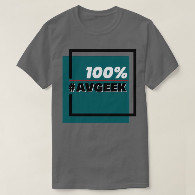100 Avgeek T Shirt (Design framsida)
