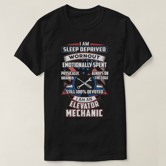 100 Avsedd levator-mekanism T Shirt (Design framsida)