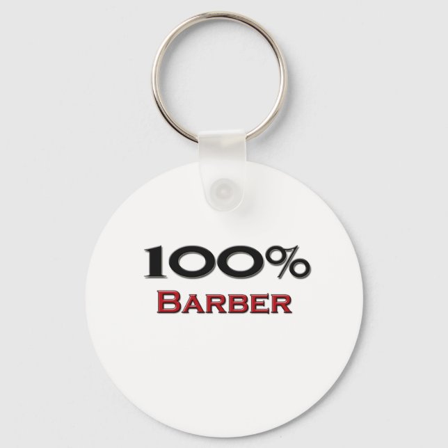 100 % Barber Nyckelring (Framsida)