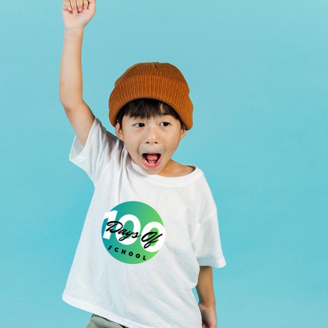 100 Barn i skolan 100 dagar T Shirt (Skapare uppladdad)