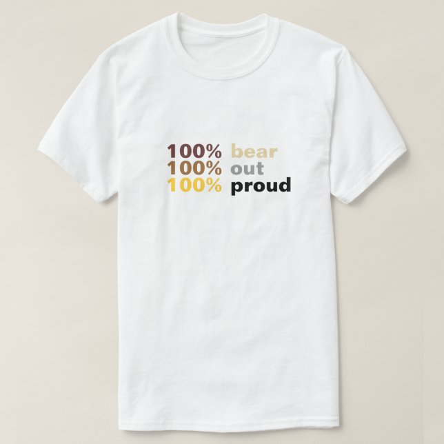 100% Björn Tee (Design framsida)
