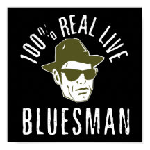 100 % Bluesman Print