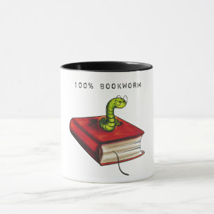 100 % bokmask mugg