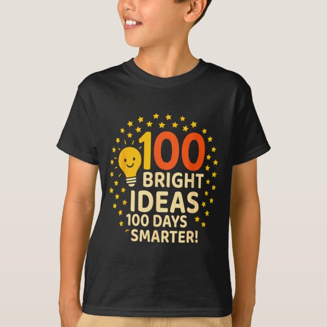 100 Bright Ideas 100 Days Smarter Design, 100 Days T Shirt (Framsida)