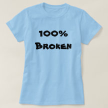 100 % bruten blå