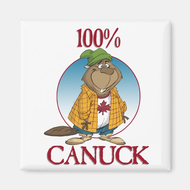 100 % Canuck Magnet (Framsidan)