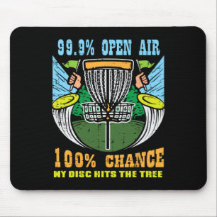 100 % chance Disk träffar Träd Frisbee Golf Manar Musmatta