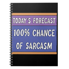 100 % Chance of Sarcasm Anteckningsbok