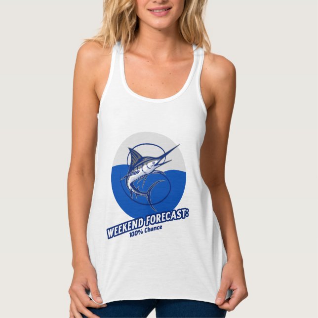 100 % chans för helg linne med racerback  (Framsida)