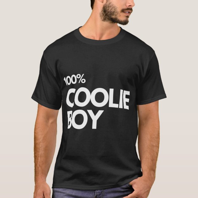 100 % Coolie Boy - Guyana, Trinidad, Karibien T Shirt (Framsida)