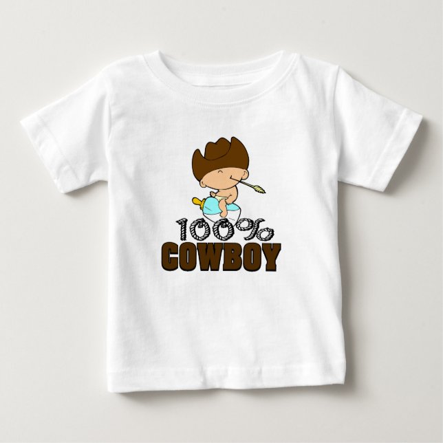 100 % Cowboy T-shirt (Framsida)