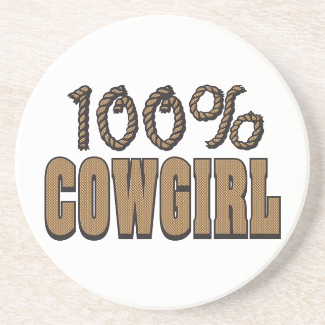 100% Cowgirl Underlägg (Framsidan)