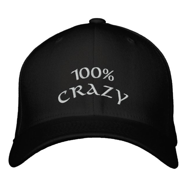100 % Crazy Broderad Keps (Framsida)