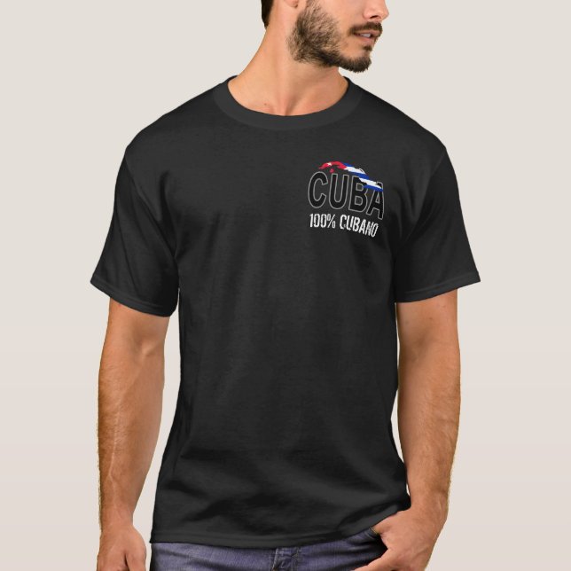 100% CUBANO skjorta Tee Shirt (Framsida)