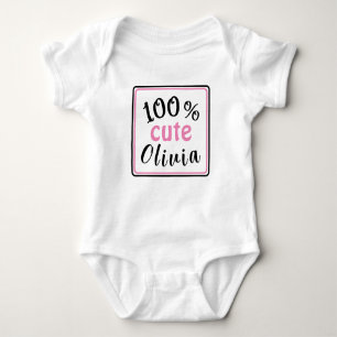 100 % Cute Baby-kostym T Shirt