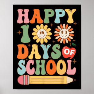 100 dagar 100 dagar i skolan för pojkar och flicko poster