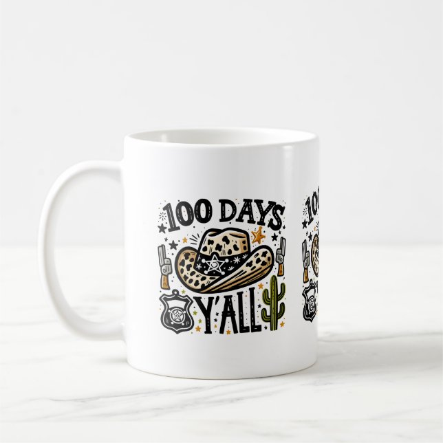 100 dagar, 100 dagar med skolkul kaffemugg (Vänster)
