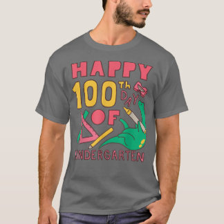 100 dagar 100-dagarsdagen i skolan Kindergarten T- T Shirt