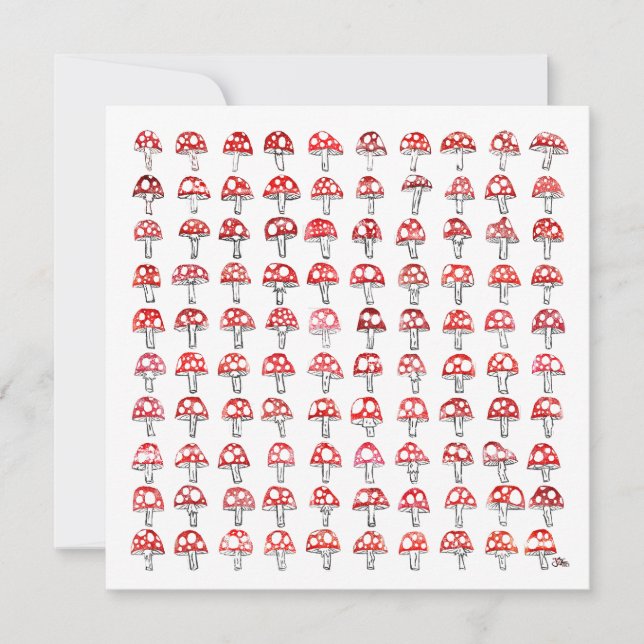 100 dagar, 100 svampar tack kort (Framsida)