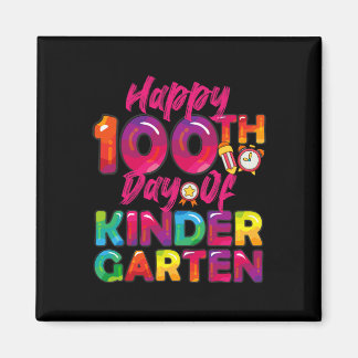 100 dagar alla Student Lärare Lycklig 100 KI-dagen Magnet