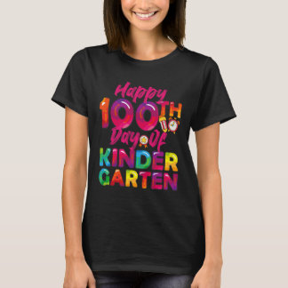 100 dagar alla Student Lärare Lycklig 100 KI-dagen T Shirt
