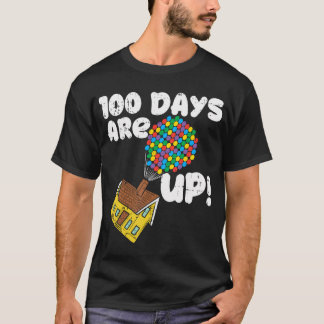 100 dagar är upp till ballonger House 100-dagars K T Shirt