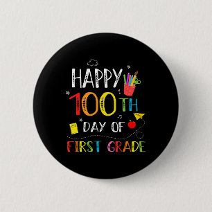 100 dagar av 100 dagar i Lycklig 100 Klass Knapp