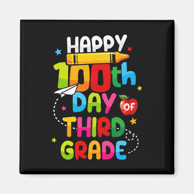 100 dagar av 100 dagar med 3:e Lycklig Magnet (Framsidan)