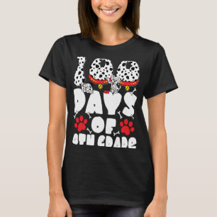 100 dagar av 4:e Klass Dalmatien Hund 100 dagar T Shirt