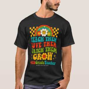 100 dagar av 4:e Klass-läraren dem Kärlek bevakar T Shirt