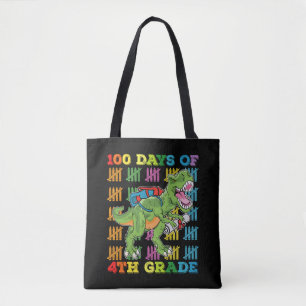 100 dagar av 4:e klass T Rex dinosaurieskola Tygkasse
