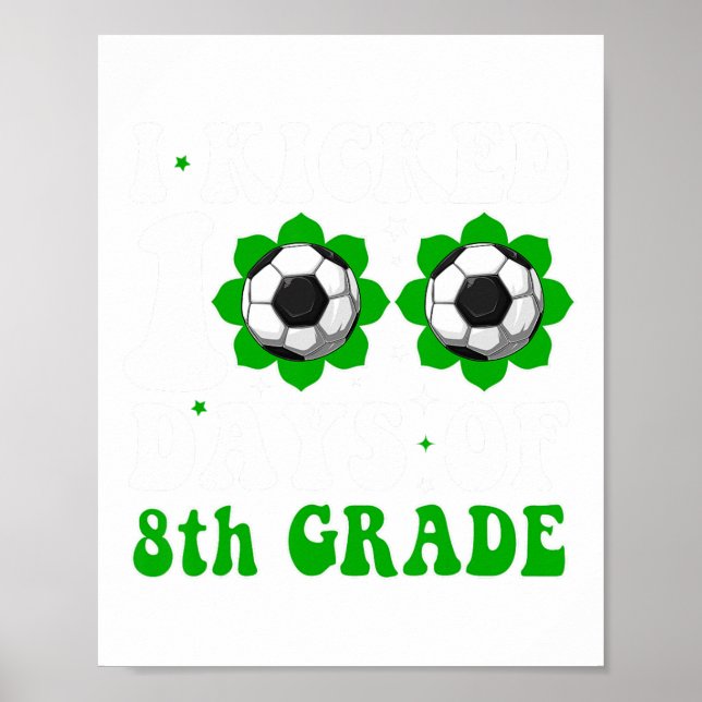 100 dagar av 8:e Klass-läraren Student Soc Poster (Framsidan)