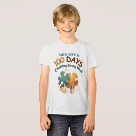 100 dagar av Byggnad med starka minnen: Pussel Bie T Shirt