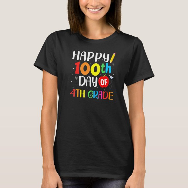 100 dagar av den 100:e Klass-dagen i Student T Shirt (Framsida)