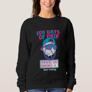 100 dagar av Drip 0 fel baseballskolestil T Shirt