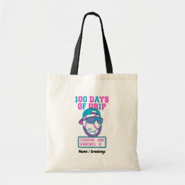 100 dagar av Drip 0 fel baseballskolestil  Tygkasse