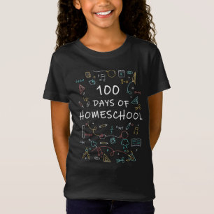 100 dagar av Homeschool T-Shirt