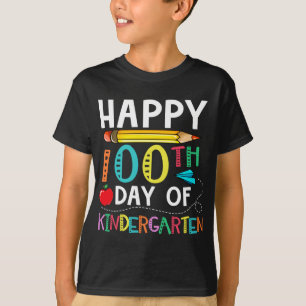100 dagar av Kindergarten - 100 dagar av Scho i Ly T Shirt