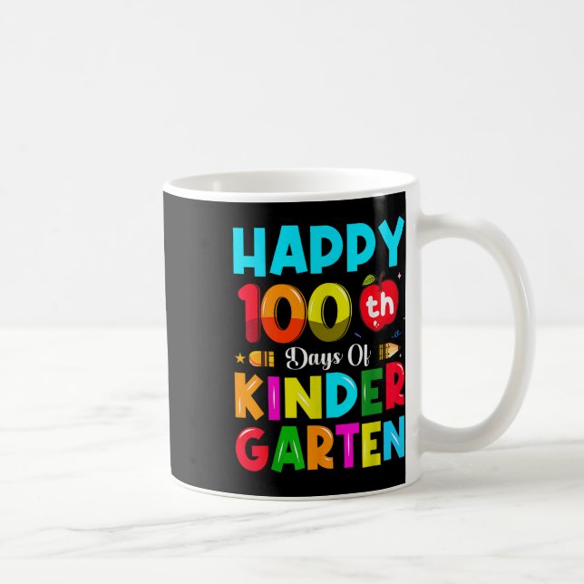100 dagar av Kindergarten 100-dagarsdag i skolan Kaffemugg (Höger)