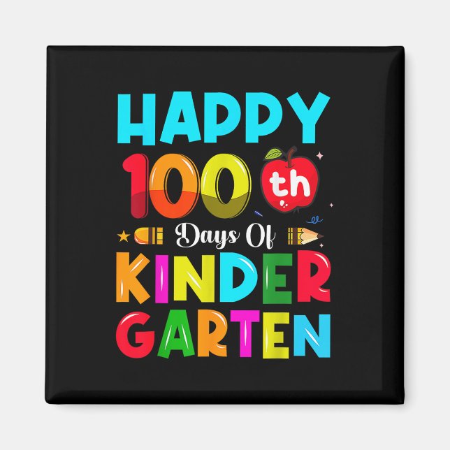 100 dagar av Kindergarten 100-dagarsdag i skolan Magnet (Framsidan)
