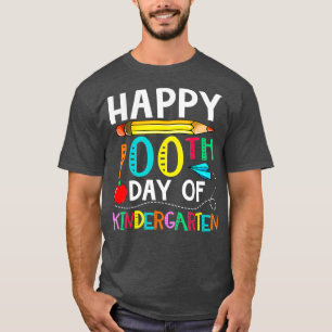 100 dagar av Kindergarten Lycklig 100-dagarsdagen T Shirt