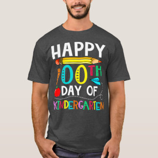 100 dagar av Kindergarten Lycklig 100-dagarsdagen  T Shirt