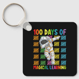 100 dagar av magiskt lärande Astronautskola Nyckelring