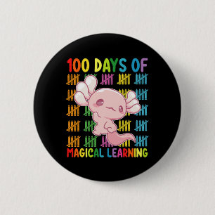 100 dagar av magiskt lärande Axolotl skola Knapp