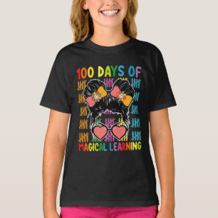 100 dagar av magiskt lärande röra baddräkt skola t shirt